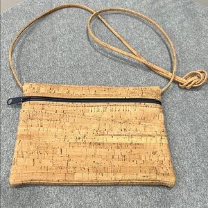 Natalie Therese Natural Cork Crossbody Bag